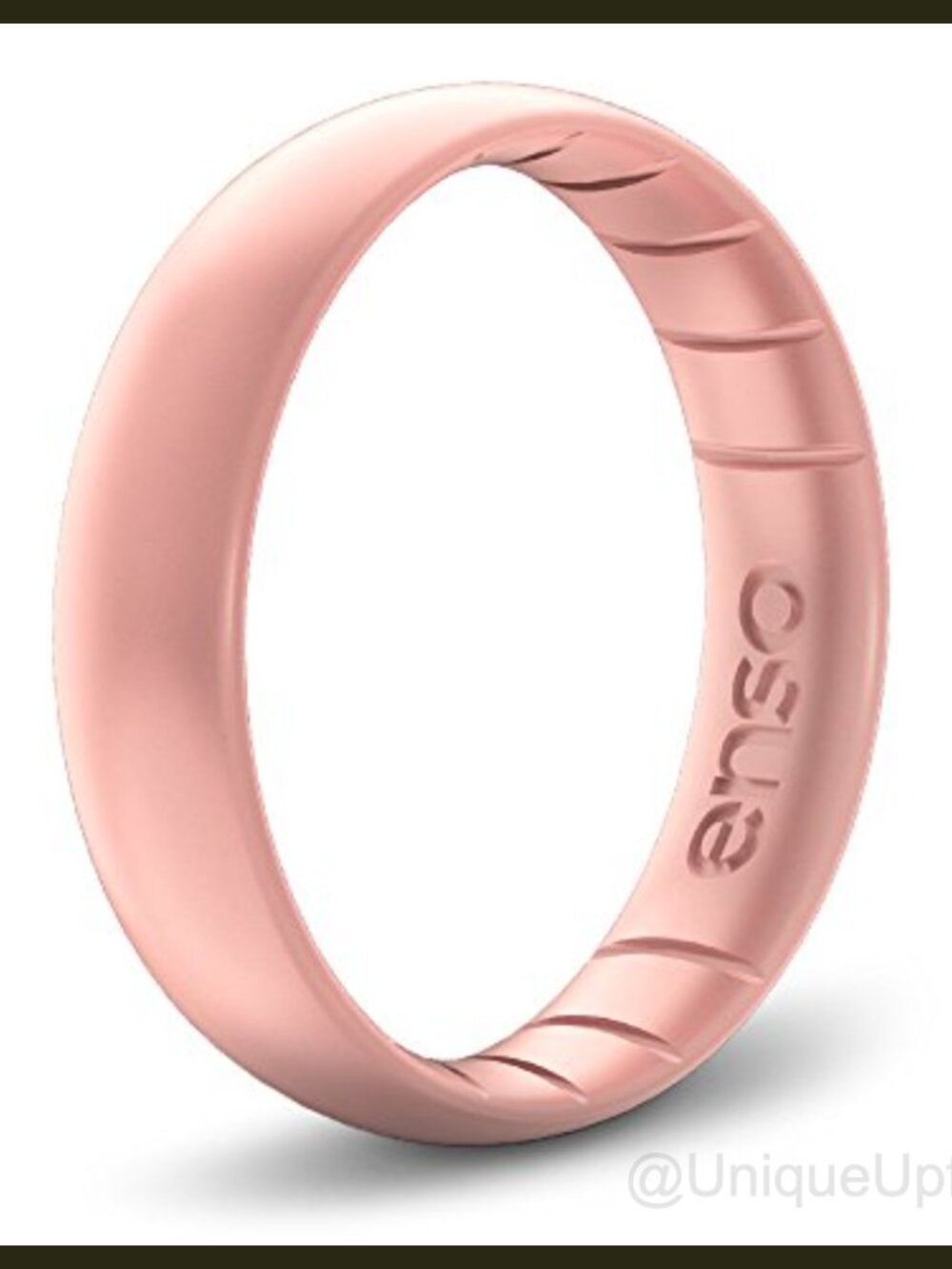 Thin Silicone Ring Stackable Wedding Engagement Band Breathable Flexible